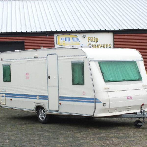 ADRIA Unica B 502 UP bj.2000, met FRANS BED, VOORTENT