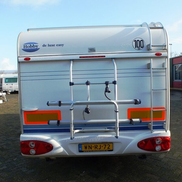 HOBBY DE LUXE EASY 500 KMFE, bj. 2004   5 SLAAPPLAATSEN  met DOUCHE en THULE OMNISTOR CASSETE LUIFEL!!!