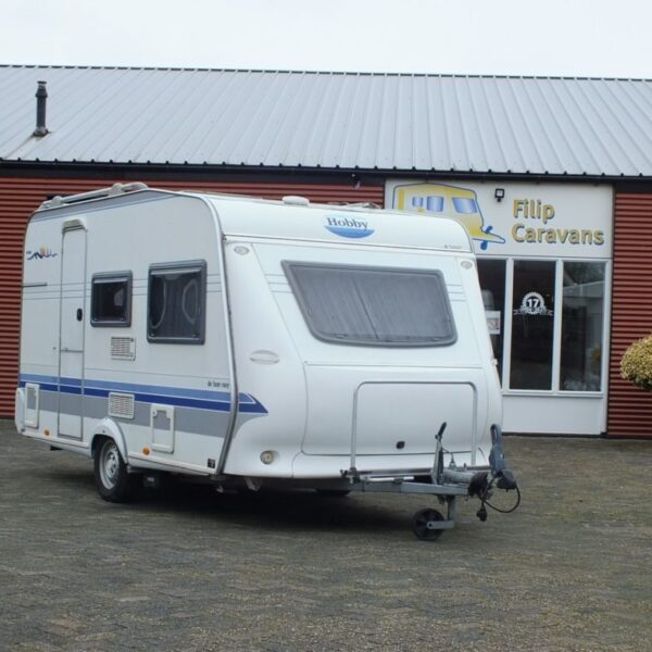 HOBBY de luxe easy bj.2003, met MOVER, VOORTENT, LUIFEL