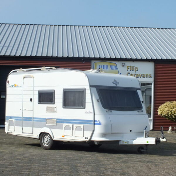 HOBBY EXCELLENT EASY bj.2000, met voortent, uitbouw, luifel