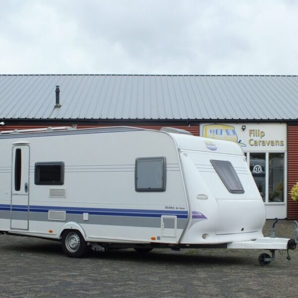 HOBBY De Luxe 500 KMFE bj.2008, STAPELBED, VOORTENT, MOVER